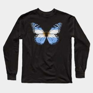 Argentinian Flag  Butterfly - Gift for Argentinian From Argentina Long Sleeve T-Shirt